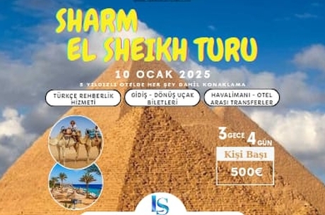 İSTANBUL ÇIKIŞLI 3 GECE 4 GÜN SHARM EL SHEIKH TURU